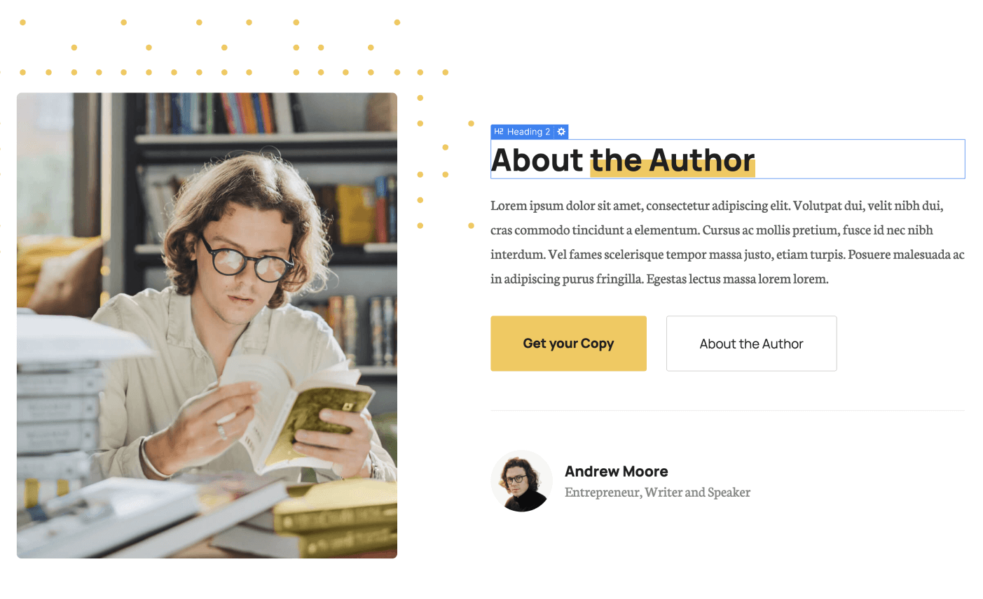 Static Content - Book Webflow Template